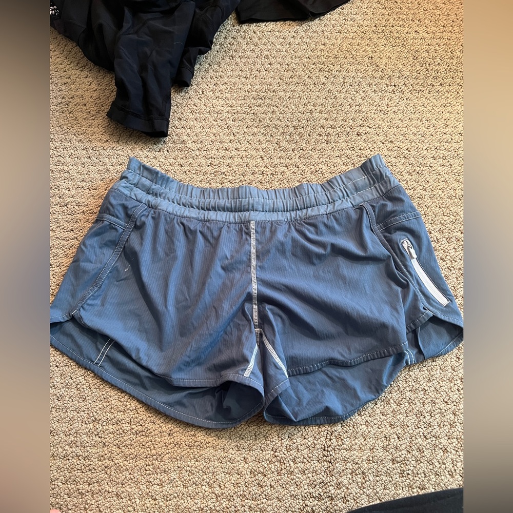 Blue lululemon shorts